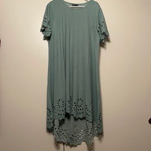 Women’s green cutout dress